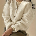 Chunky Cable Knit Button Cardigan