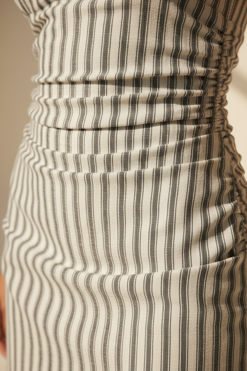Striped Sleeveless Playsuit