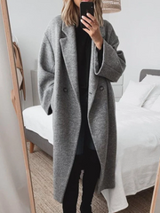 Long Classic Tailored Overcoat