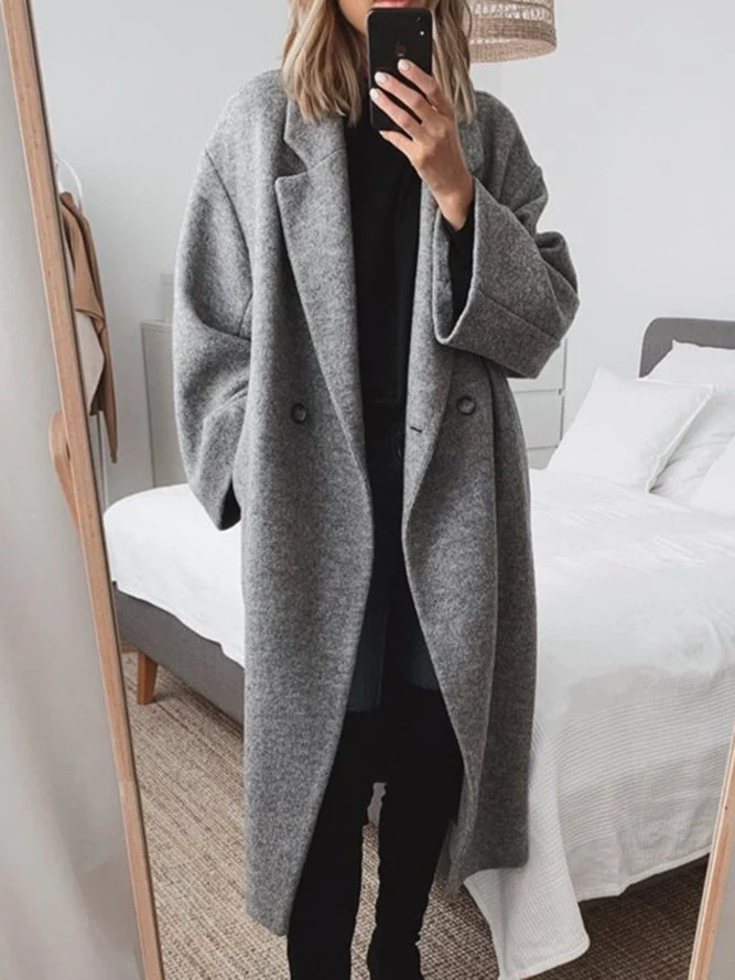 Long Classic Tailored Overcoat