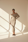 Off Shoulder Maxi Dress