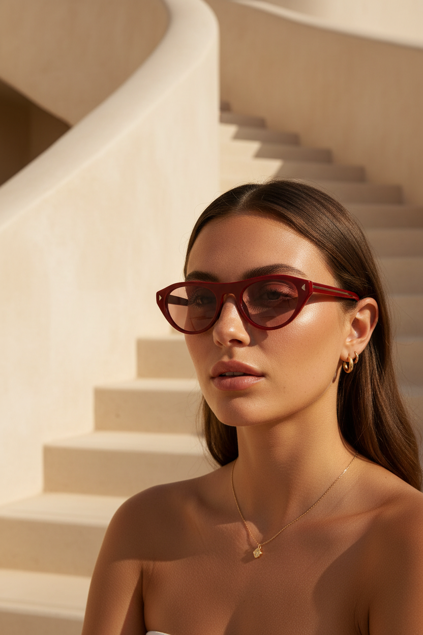 Sharp Cat Eye Sunglasses