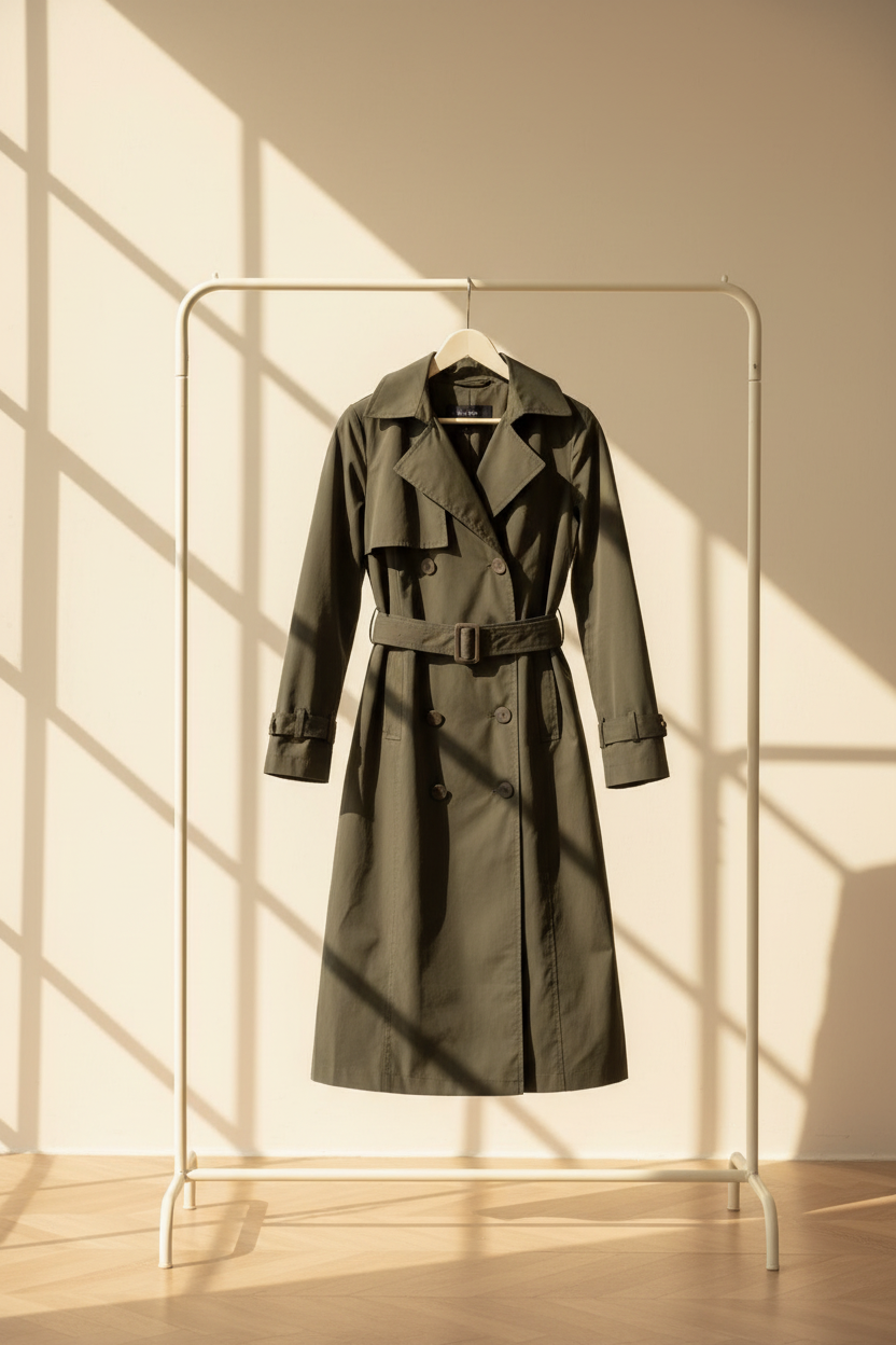 Belted Maxi Trench Coat