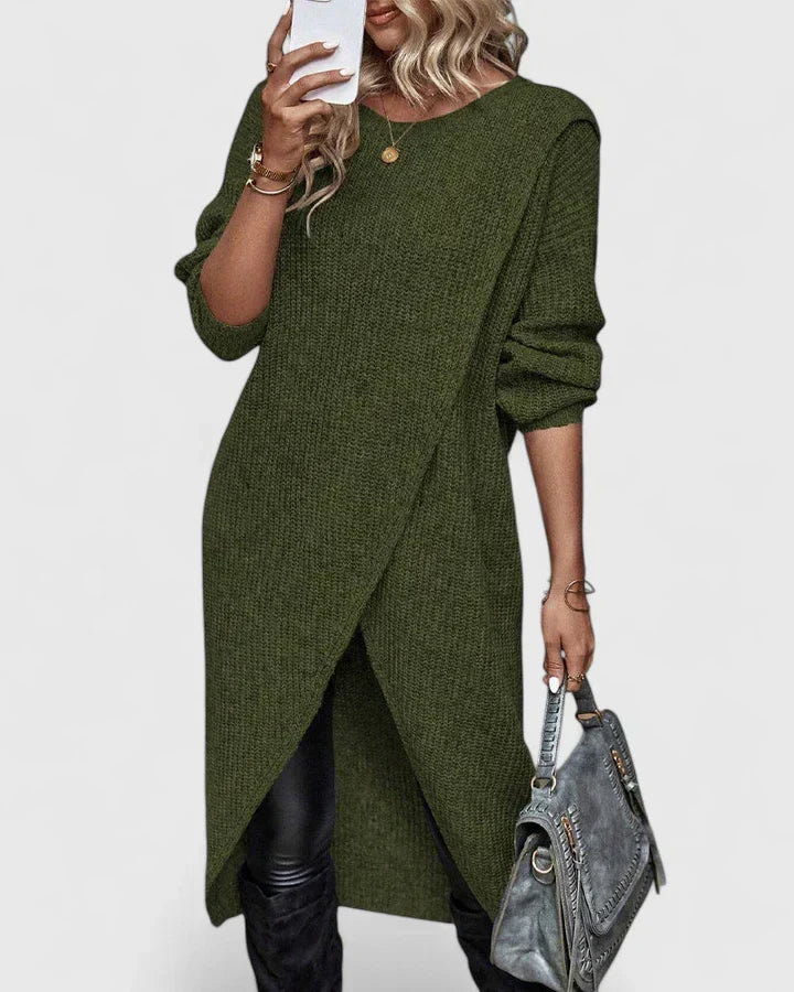 Elegant Long Sleeve Jumper Dress