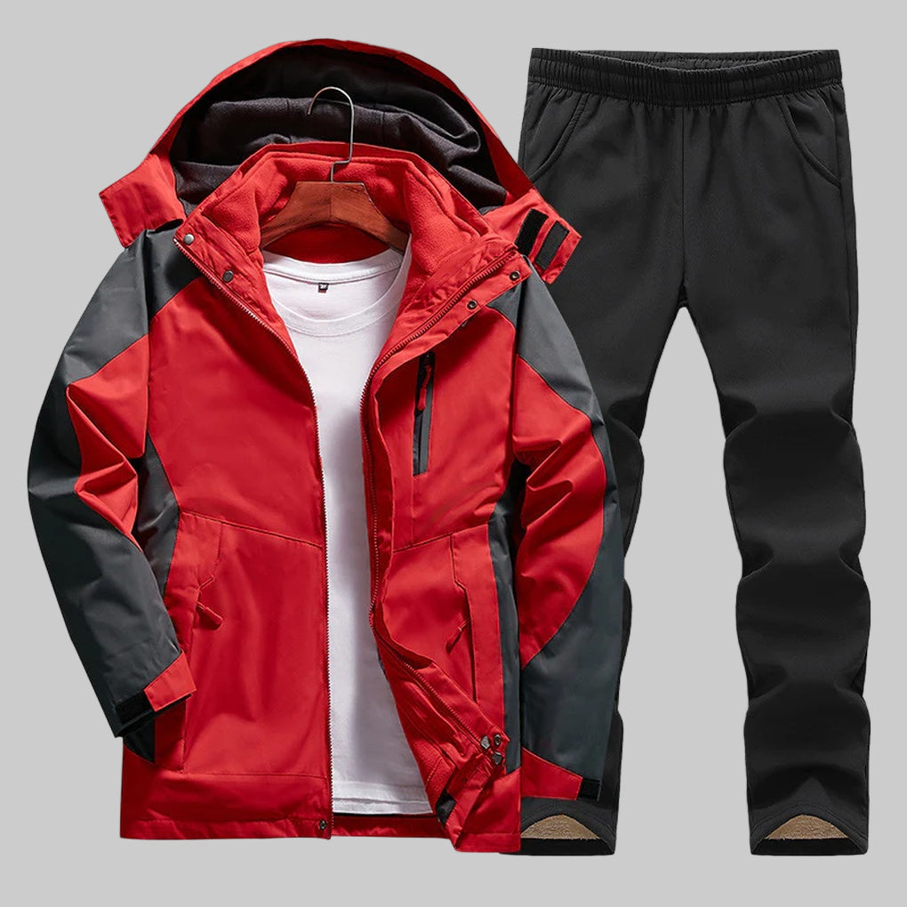 3-in-1 Hooded Outdoor Jacket Set for Women
