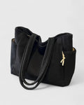 Ribbed Cord Detail Tote Bag