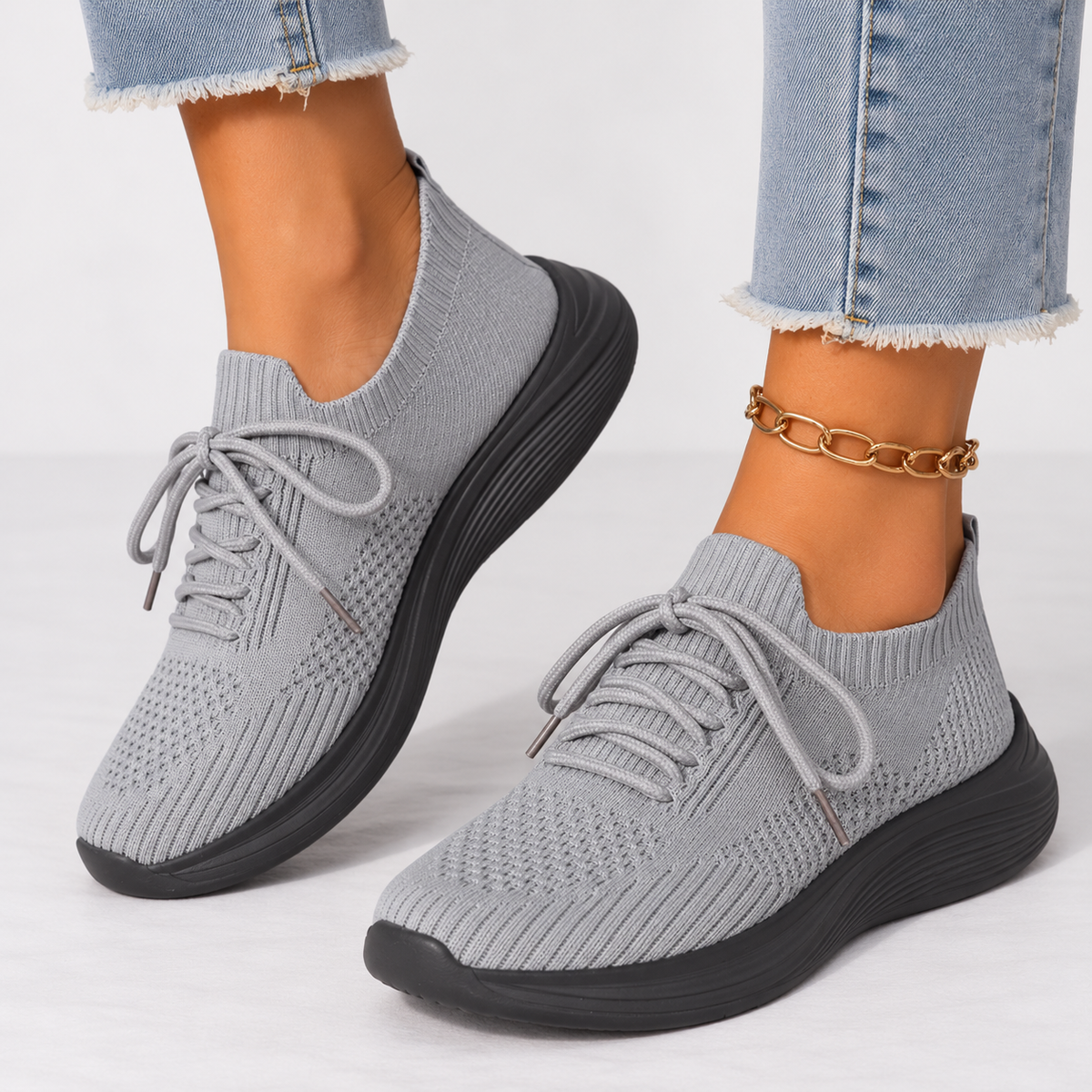 Women's Orthopedic Walking Shoes | Breathable Knit & Cushioned Sole
