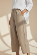 Relaxed Linen Look Trousers