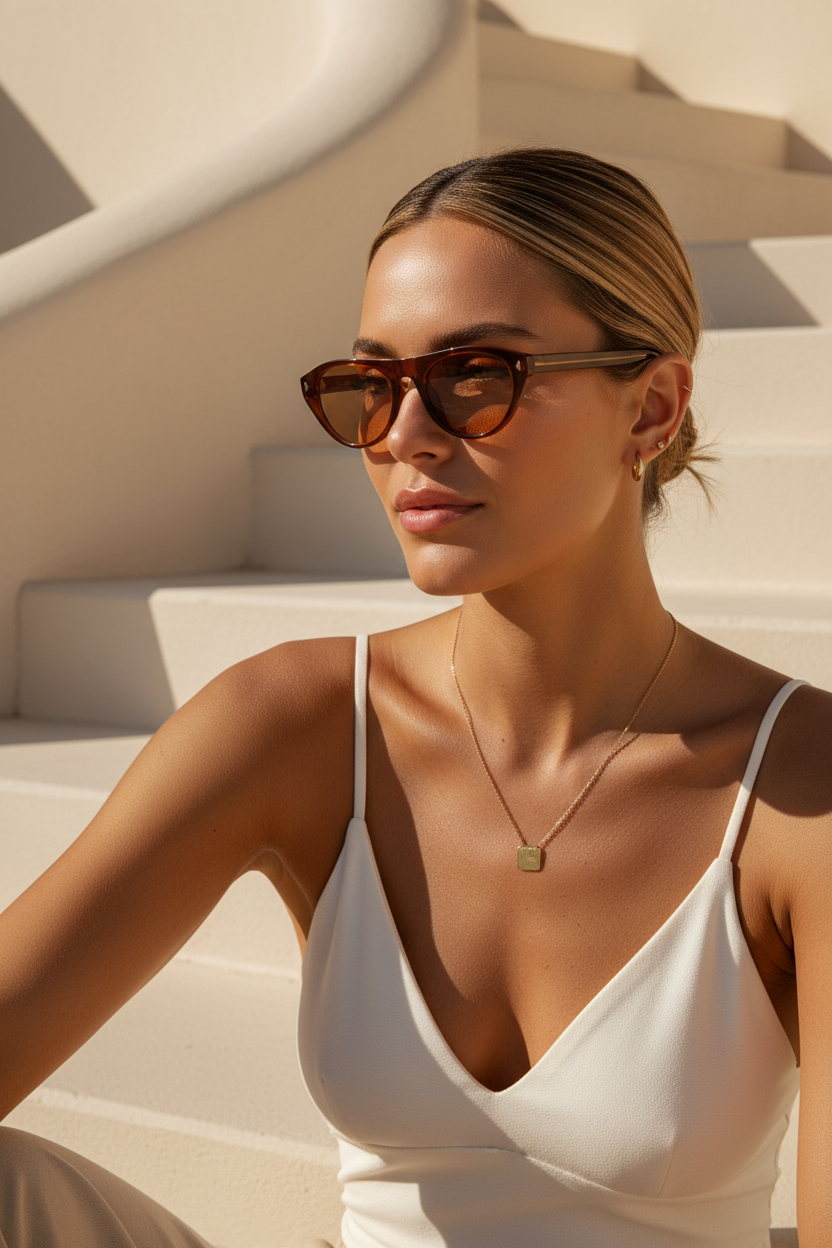 Sharp Cat Eye Sunglasses