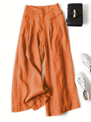 Breathable Loose Wide-Leg Pants