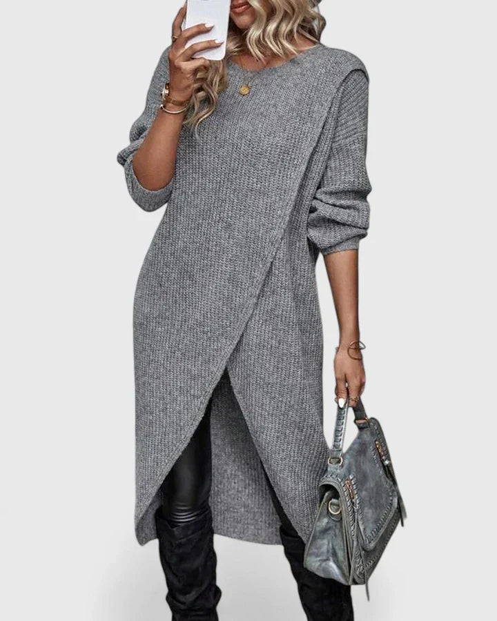 Elegant Long Sleeve Jumper Dress