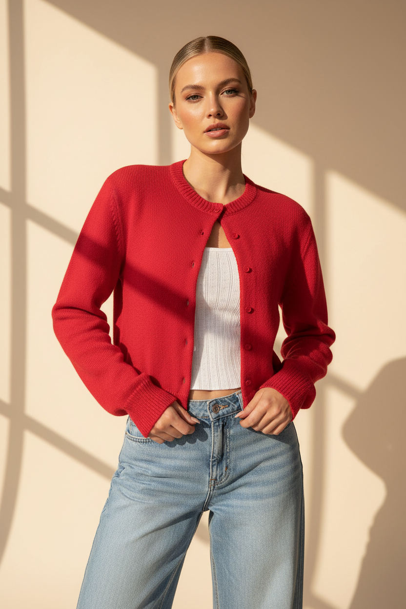Long Sleeve Knit Cardigan