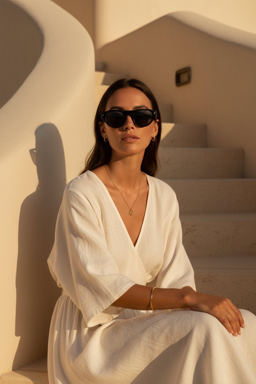 Sharp Cat Eye Sunglasses