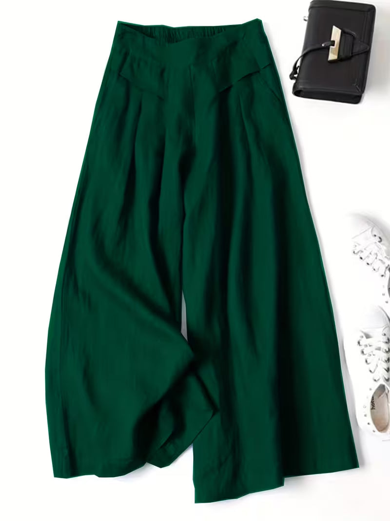 Breathable Loose Wide-Leg Pants