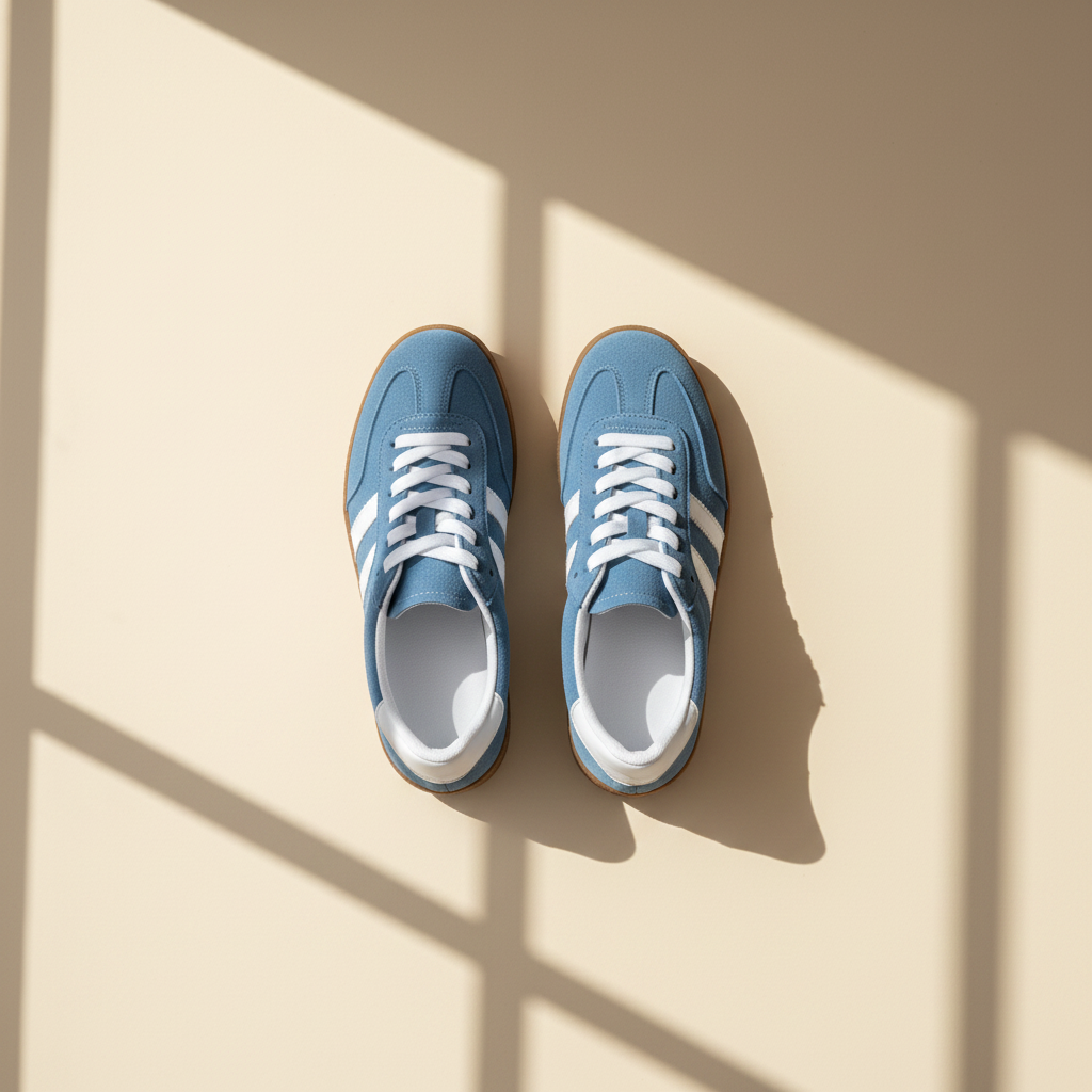 Suede Feel Lace Up Sneakers