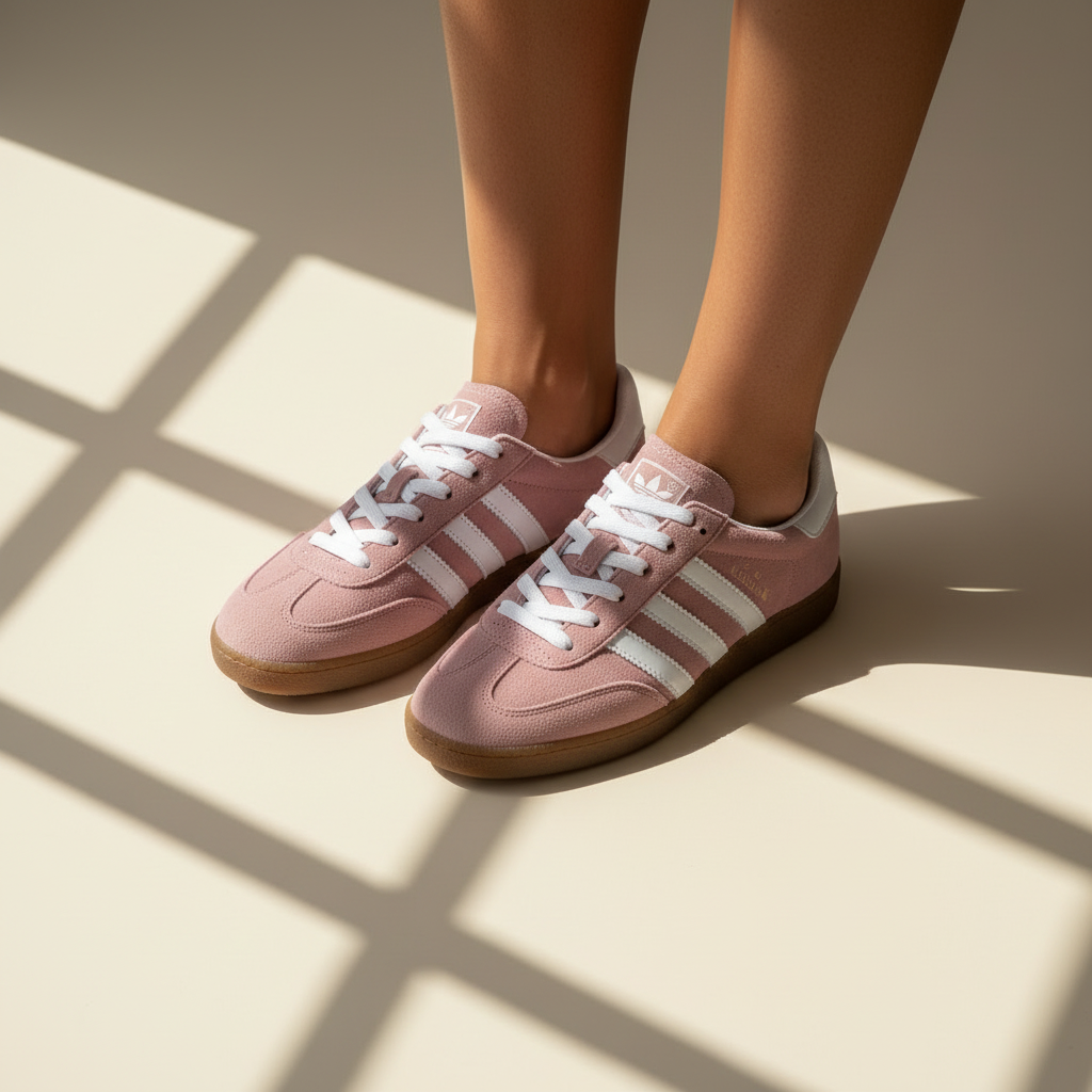 Suede Feel Lace Up Sneakers