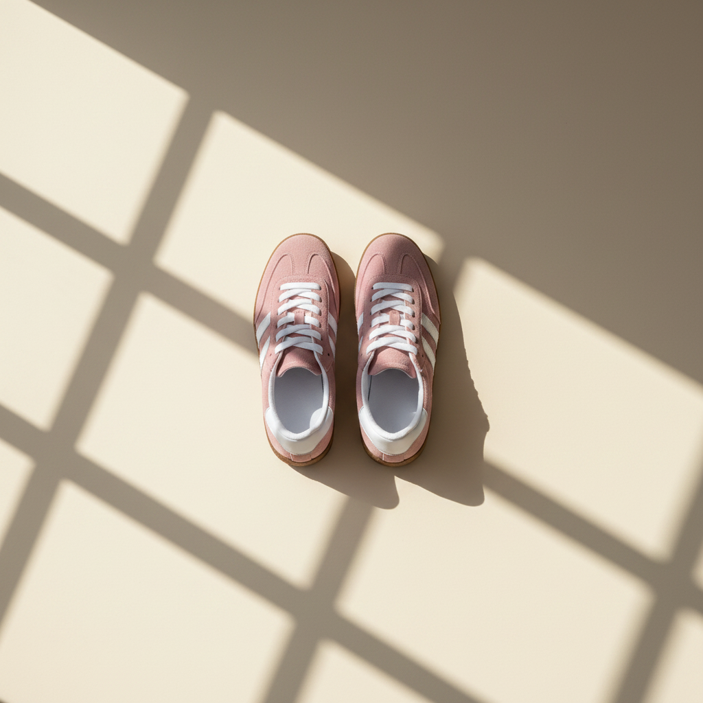 Suede Feel Lace Up Sneakers