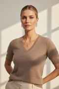 V-Neck Knit Top