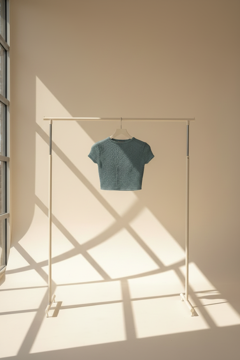 Cap Sleeve Cropped T-Shirt