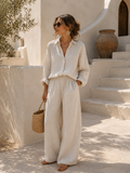 Lightweight Wide Leg Co-Ord Set