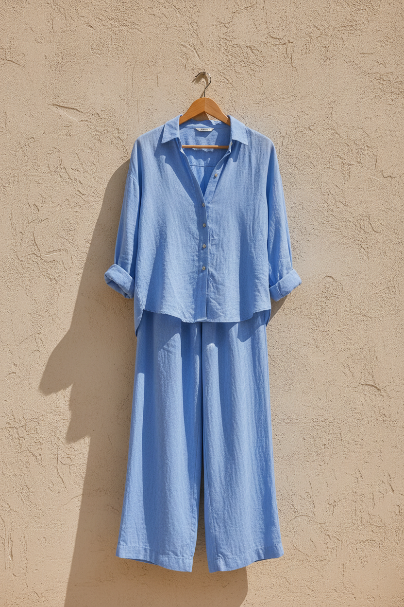 Lightweight Wide Leg Co-Ord Set