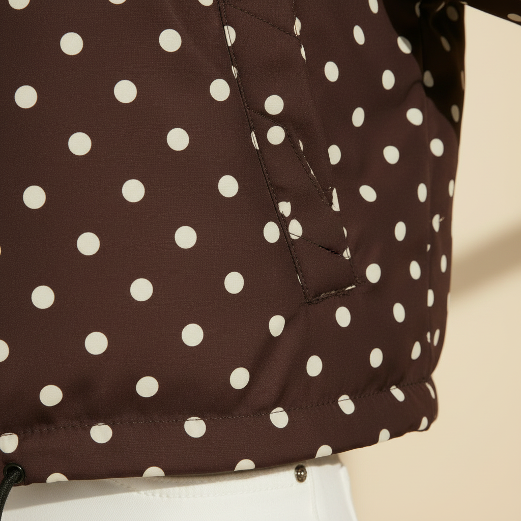 Polka Dot Bomber Jacket