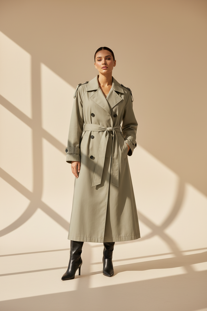 Longline Trench Coat