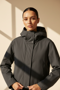 Cropped Hooded Utility Jacket
