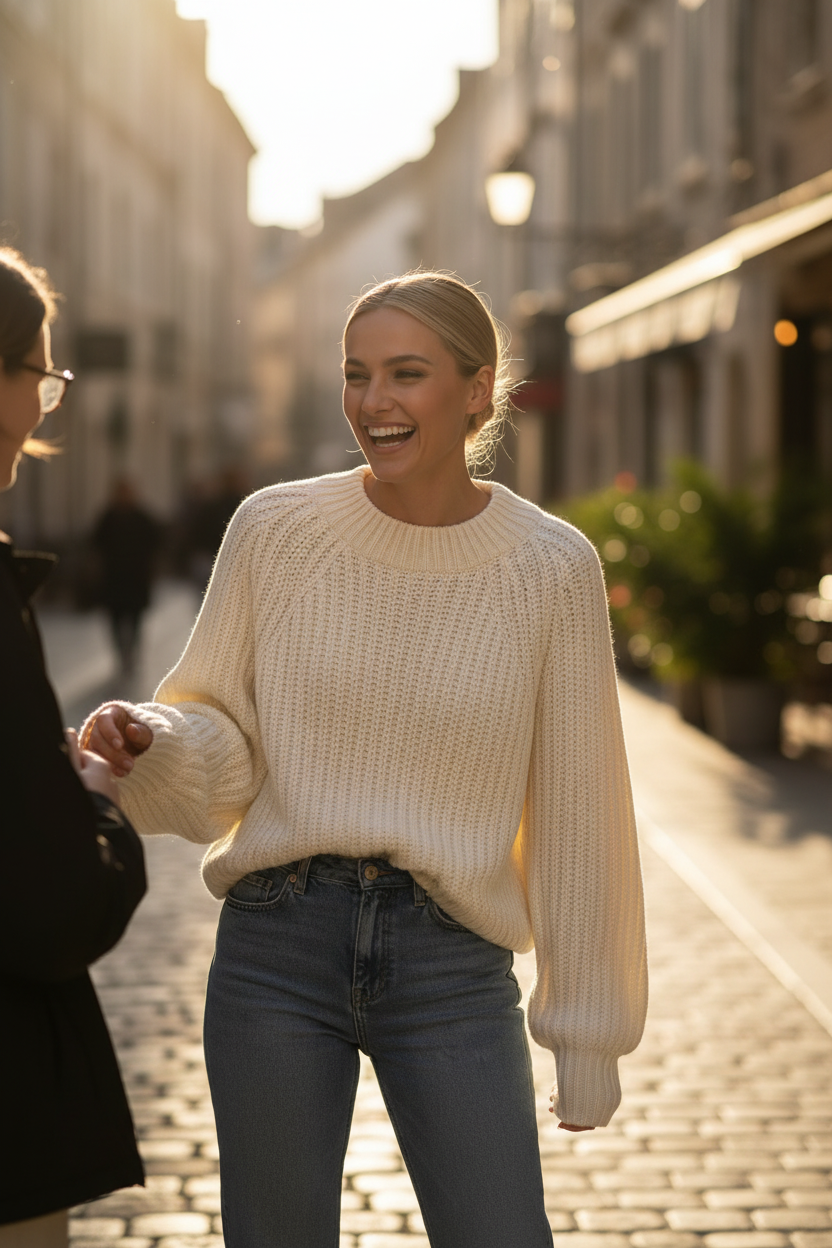 Chunky Knit Oversized Sweater