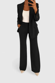 Elegant Tailored Two Piece Trouser Set
