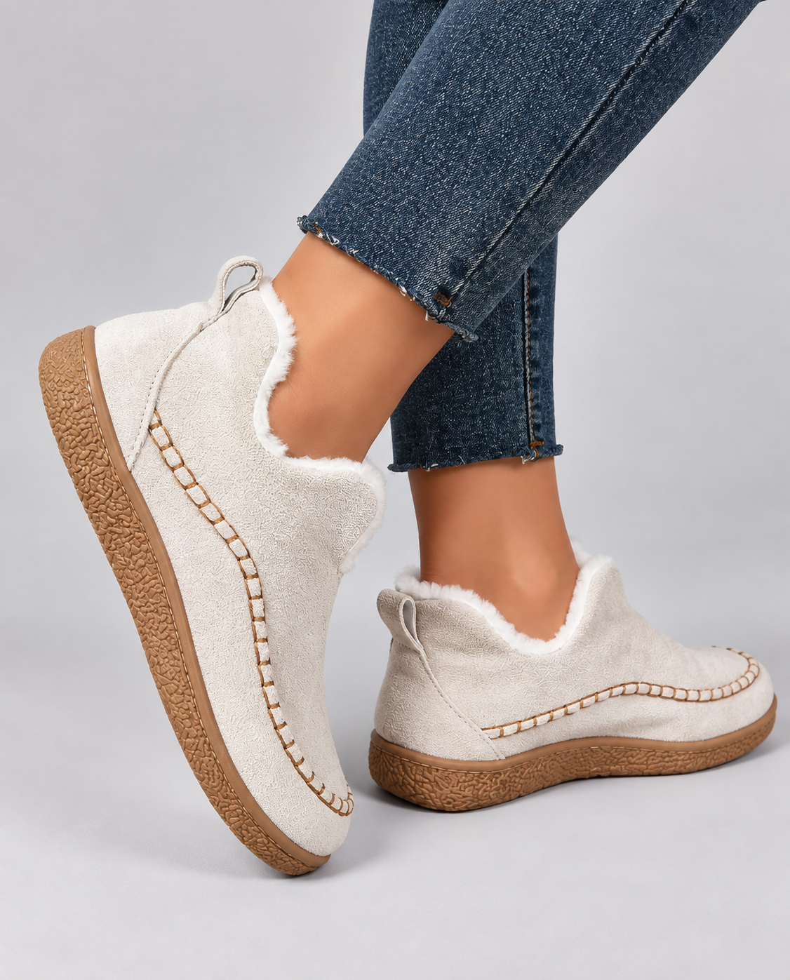 Cosy Fur-Lined Ankle Boots