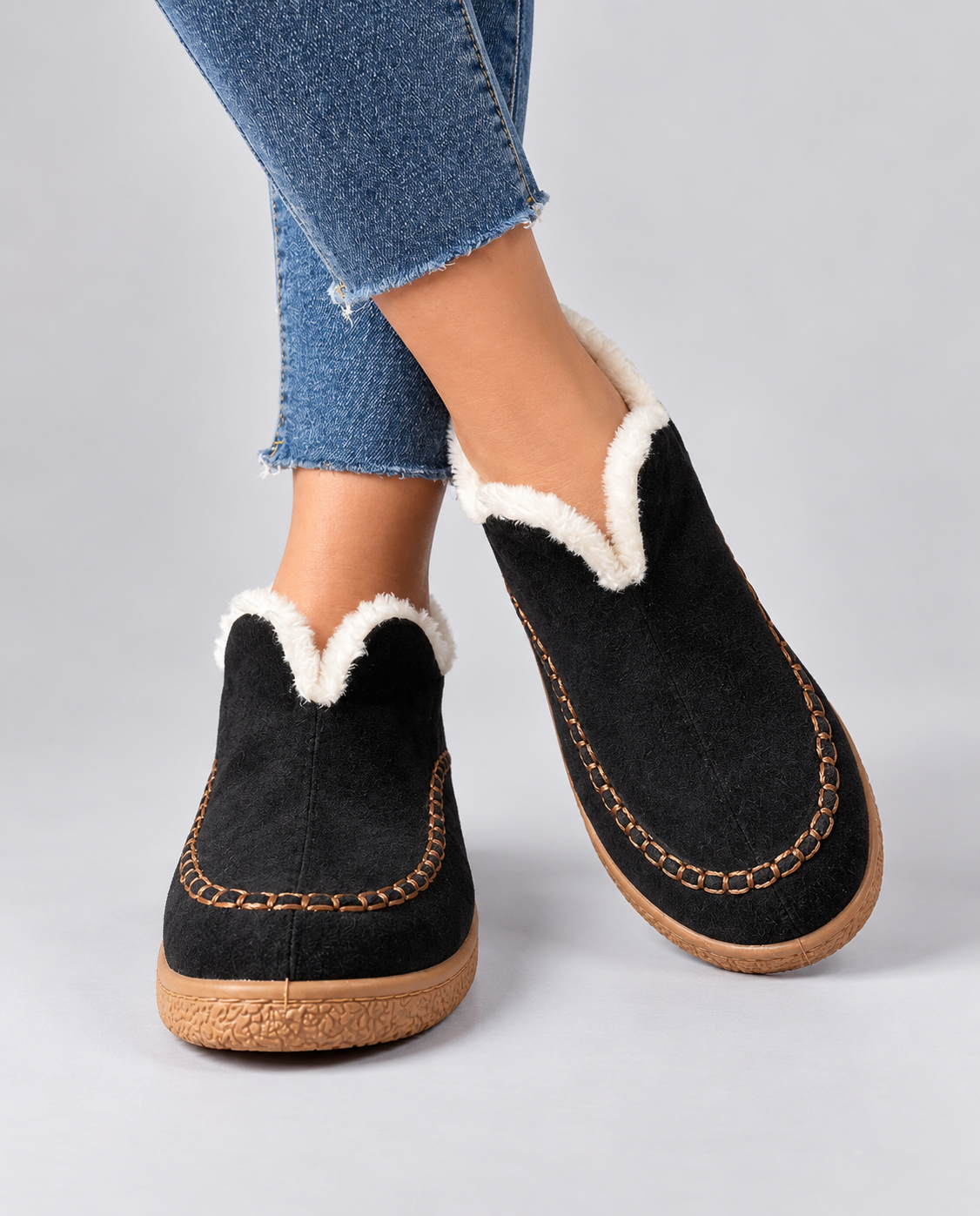 Cosy Fur-Lined Ankle Boots