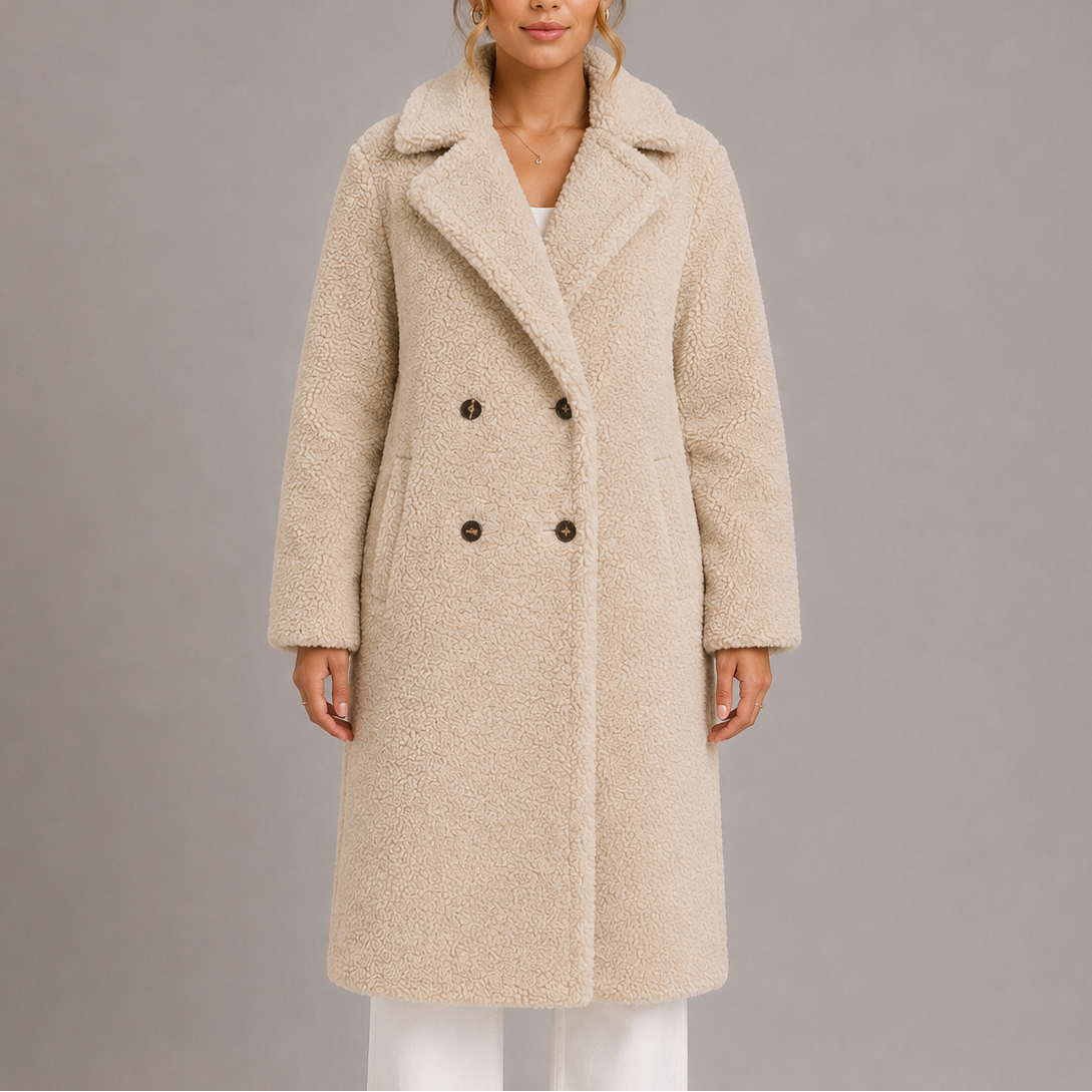 Longline Teddy Faux Fur Coat