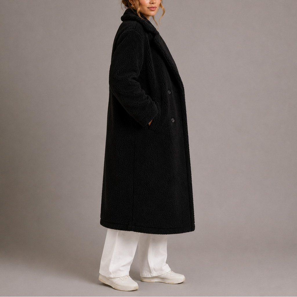 Longline Teddy Faux Fur Coat