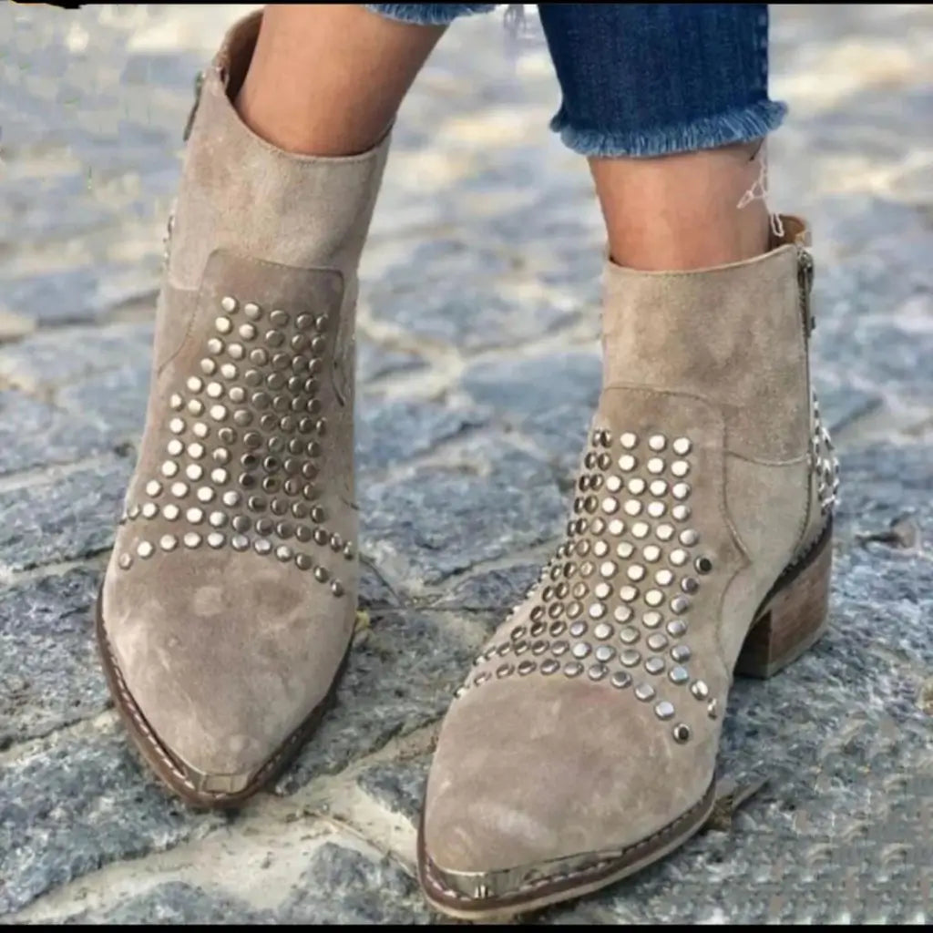 Studded Ankle Boots for Bold Style