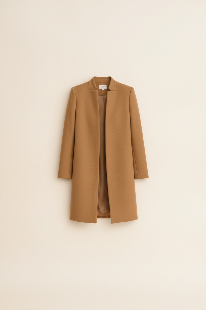 Tailored Slim Fit Long Coat