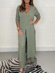 Women's Two Piece Chiffon Set
