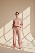 Knit Sweater Wide Leg Co-Ord Set