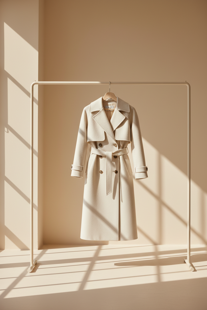 Belted Double Breasted Coat