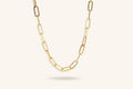 Paperclip Chain Necklace | Gold-Plated | Ivory Nova