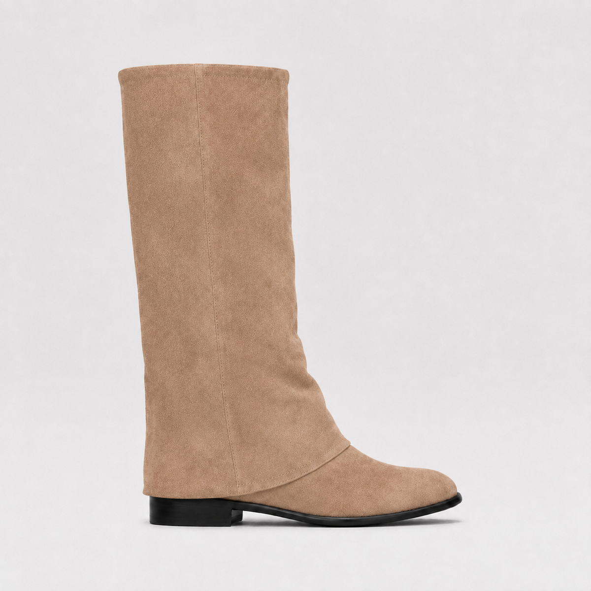 Women's Slouchy Knee-High Boots Rounded-Toe Everyday Fashion Boots
