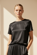 Satin Short Sleeve T-Shirt