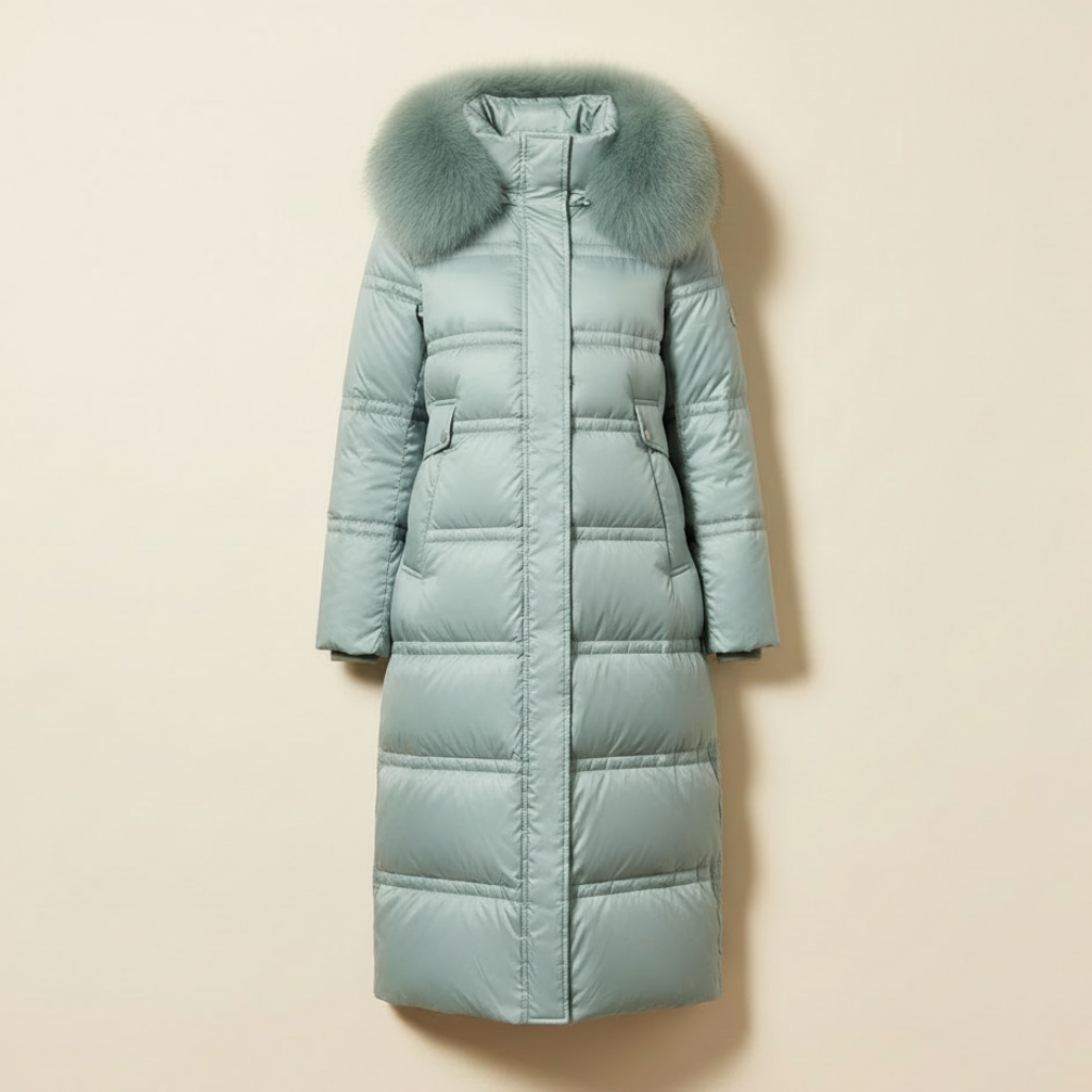 Fur Trim Hooded Winter Parka