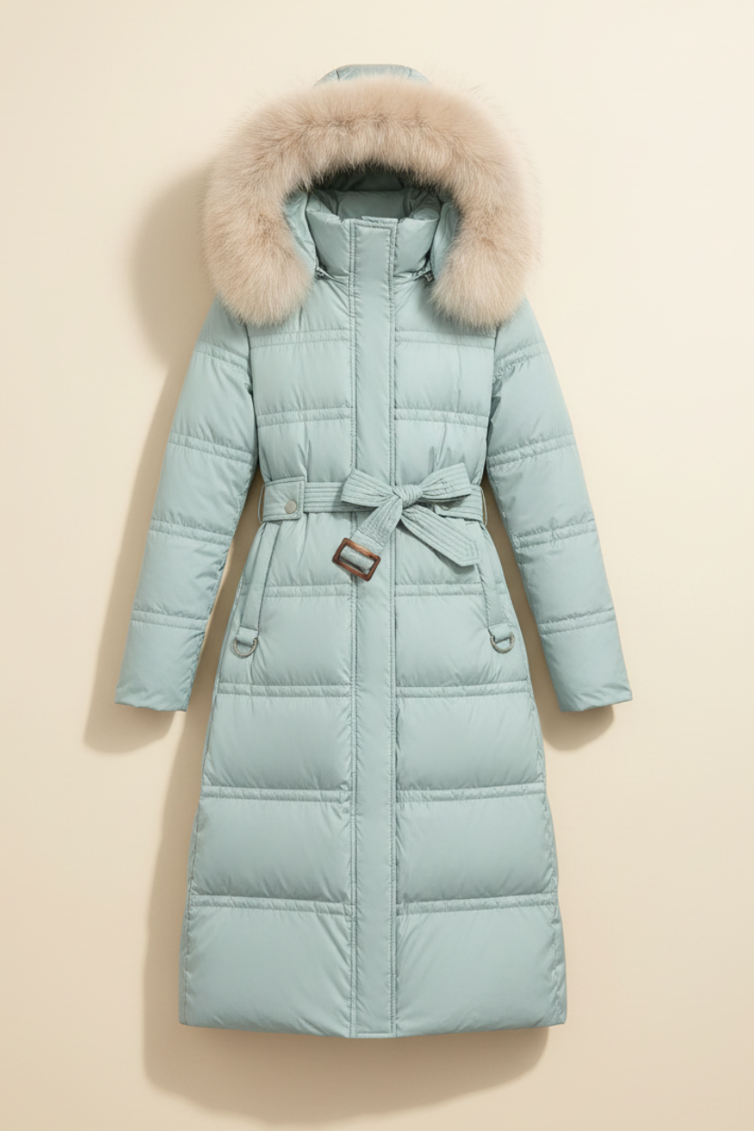 Fur Trim Hooded Winter Parka