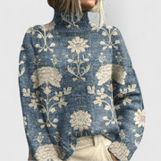 Elegant Relaxed Roll Neck Jumper