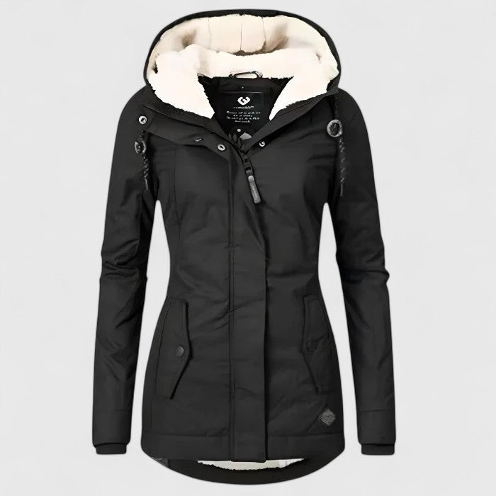 Sophisticated Hooded Winter Jacket