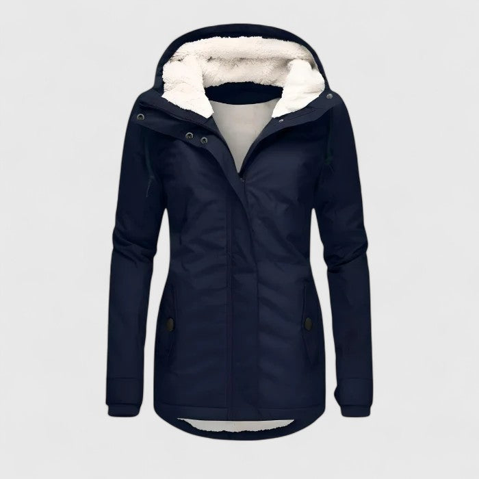 Sophisticated Hooded Winter Jacket