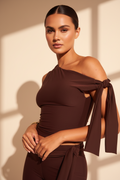 Asymmetric One Shoulder Top