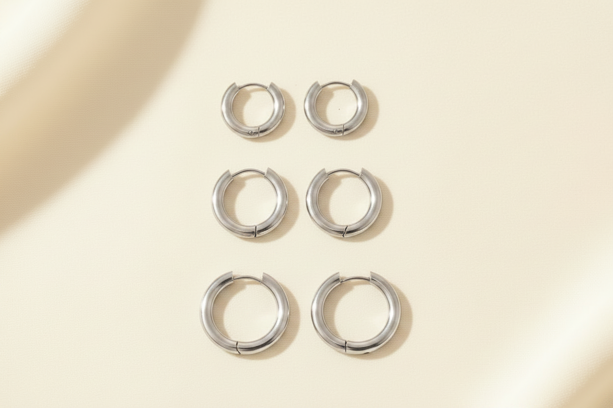 Essential Hoop Earrings | Ivory Nova