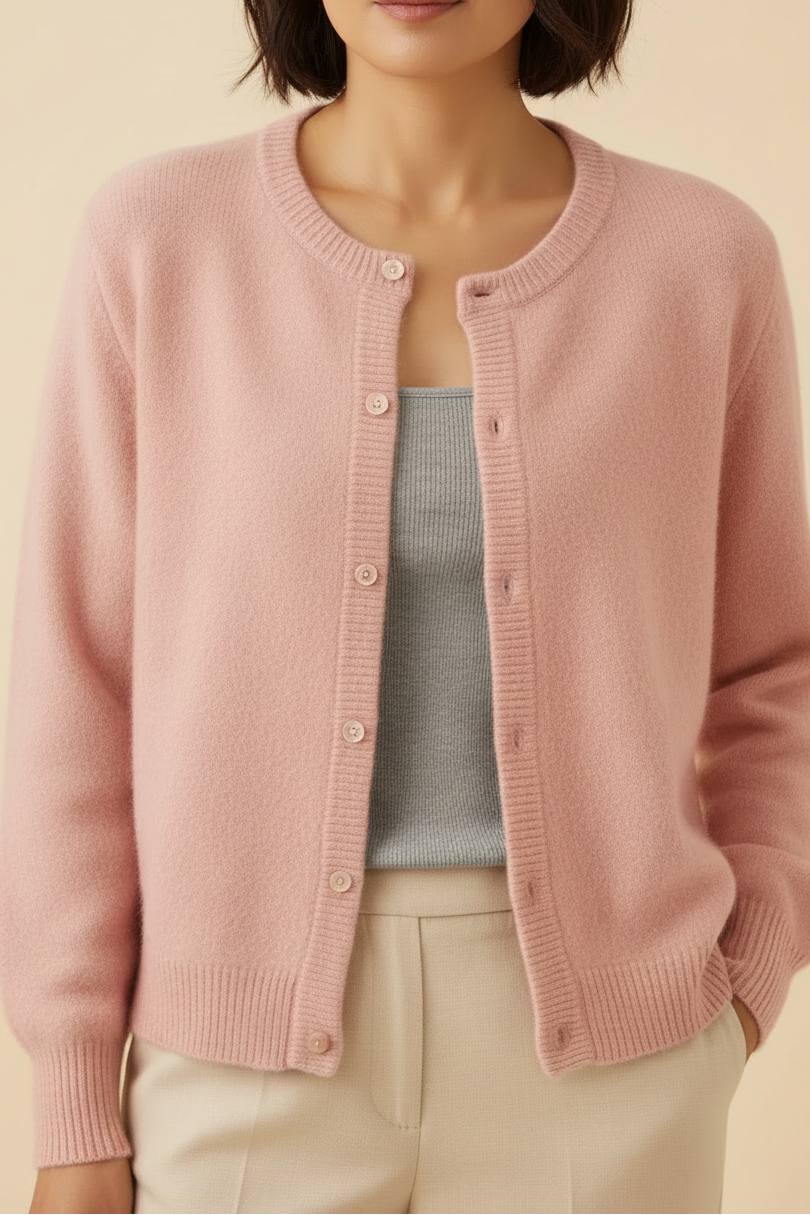 Soft Knit Button Front Cardigan